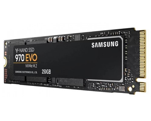 Твердотельный диск 250GB Samsung 970 EVO plus, M.2, PCI-E 3.0 x4, 3D TLC NAND [R/W - 3400/1500 MB/s]